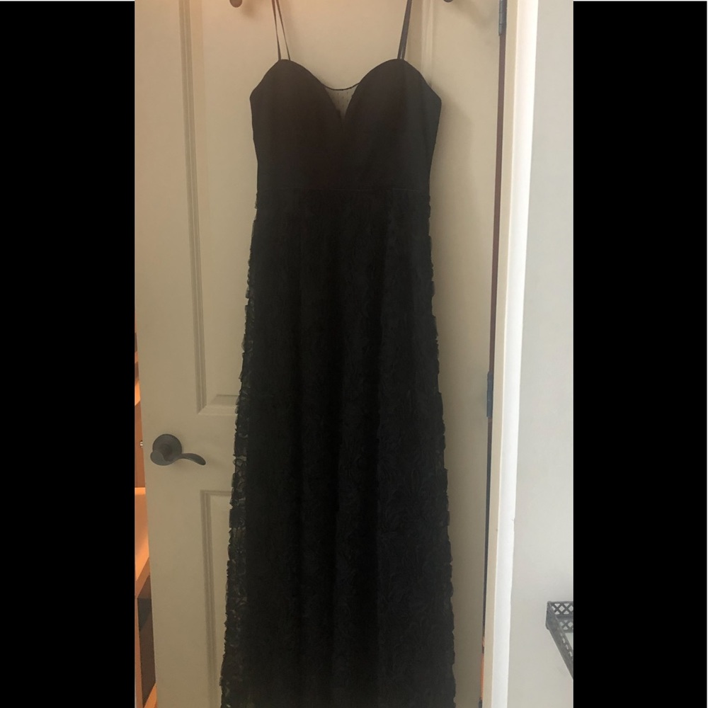 Aidan Mattox black gown